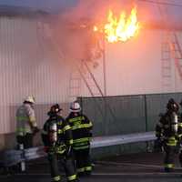 <p>At the scene on Broad Avenue in Fairview Wednesday night.</p>