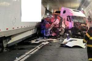 Victim Pinned In 3 Tractor Trailer Crash In Fort McHenry Tunnel