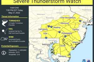 Extreme Weather Forecasts As Tornadoes, Hail, T'Storms Pummel PA, NJ, MD, DE: NWS