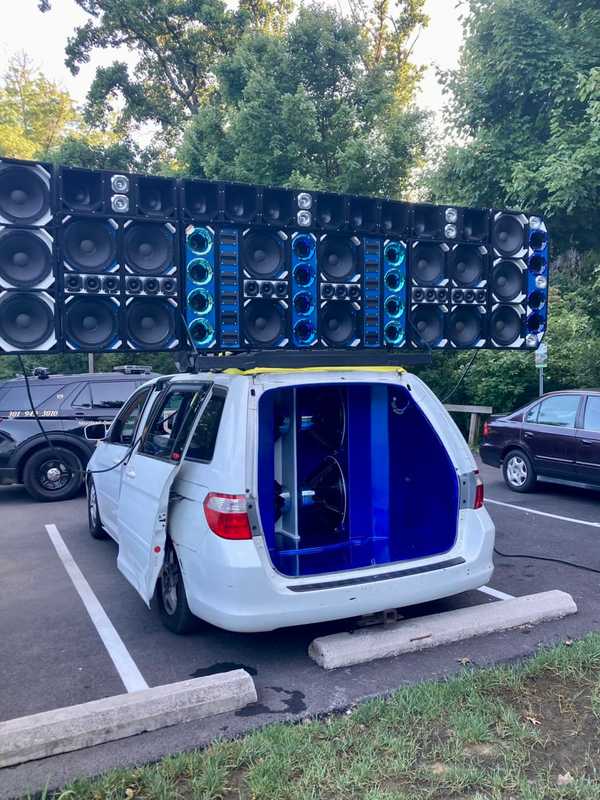 Impressive Stereo System Never Got Chance To Be Heard In MoCo Park, Thanks To Police