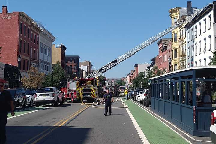 Six Firefighters Hospitalized In Hoboken Blaze Amid Scorching Temps (PHOTOS)
