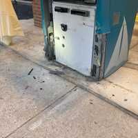 <p>The ATM in Crofton that was vandalized.</p>