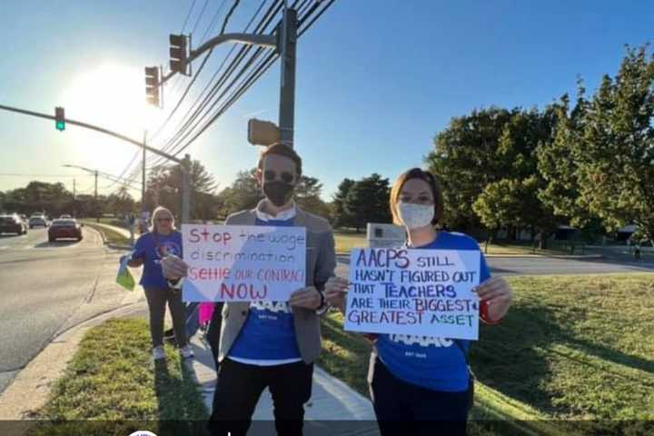 Maryland Teachers Rally Over 'Recruitment Failures,' Purported Educator Shortage