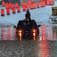 VIDEO: First Responders In DC Make Water Rescue Amid Flash Flooding During Storm