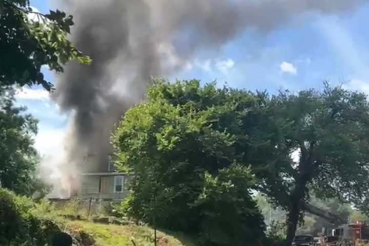 Second Alarm Called As Crews Battle Massive House Fire In Maryland