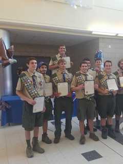10 Boys Earn Rank Of Eagle Scout In New Fairfield