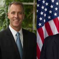 <p>Rep. Sean Patrick Maloney, left, Rep. John Faso</p>