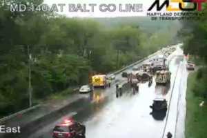 Major Crash Ties Up Traffic Along Busy Maryland Roadway