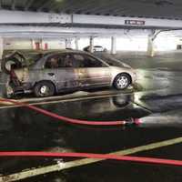 'Well Involved Fire' Destroys Car Parked In Maryland Mall Parking Garage