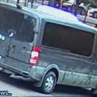 <p>The back of the suspected van involved in the kidnapping</p>