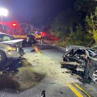 Violent Head-On Crash Outside Redland Middle School Seriously Injures, Traps At Least One