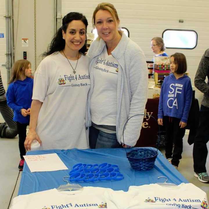 Johanna Burke (left) created Fight4Autism with Lori Fiordilino in July 2014