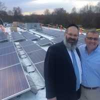 <p>Rabbi Ari Jacobson, Dean and Principal of ASHAR (left) and David Bieber, system developer.</p>