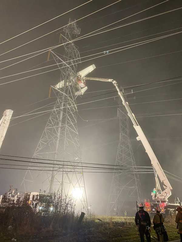 Two Survive Plane Crash Into Live Maryland Power Lines, Plane Safely Removed