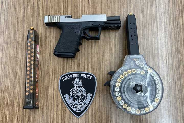 Stamford Teen Nabbed With Ghost Gun, High-Capacity Ammo Mags, Police Say