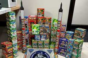 Massive Fireworks Haul Found During Routine Traffic Stop In Hatfield