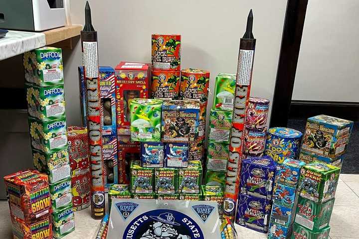 Massive Fireworks Haul Found During Routine Traffic Stop In Hatfield