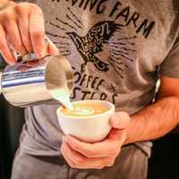 <p>First Village Coffee in Ossining is committed to using local items from New York State.</p>