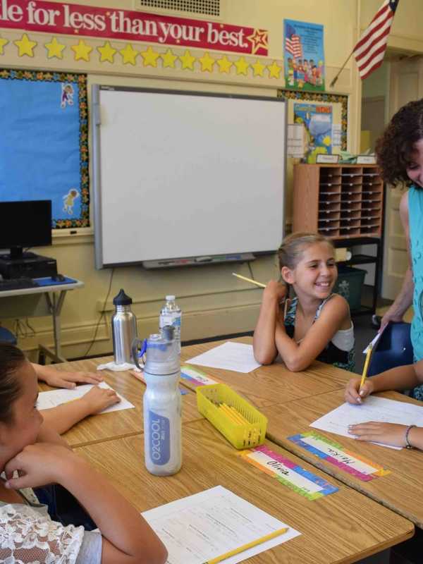 Smiles Greet Students On First Day Of School In Irvington