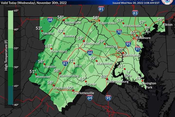 Heavy Rain, 35-45MPH Wind Gusts May Impact Travelers, Maryland Bridges: MDTA