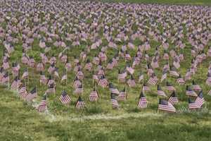 Ramsey Students Plant Field Of Flags To Honor Fallen Soldiers