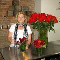 <p>Nancy White of The Flower Bar in Larchmont.</p>