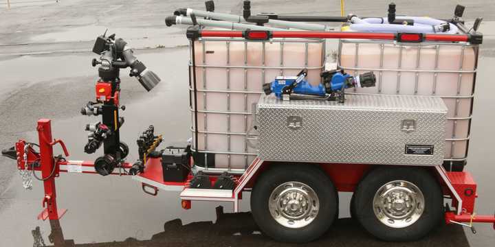 The state is providing 19 foam/fire fighting trailers to several areas including Rockland County.