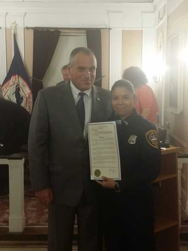 Peekskill Honors Officer For Her Work With The Hispanic Community