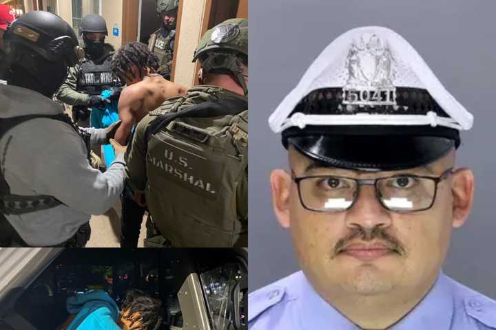 Slain Philly Officer's Handcuffs Used To Arrest NJ Suspect Who Police Say Killed Him