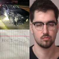 'Hello I Hit Your Car': DUI Driver Leaves Crash Scene Confession, Stafford Sheriff Says