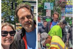 Vince Vaughn Snaps Selfie With Realtor In Hoboken