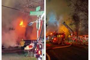 Pottstown Fire Erupts In Flames Near Scene Of Deadly Home Explosion