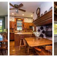 <p>Interior and back porch of the farmhouse at 3102 Fisher Road, Worcester Twp.</p>