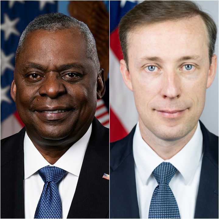 Secretary of Defense Lloyd Austin and United States National Security Advisor Jake Sullivan.