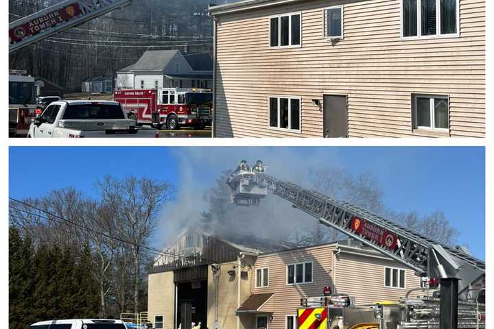 Building Blaze: 2-Alarm Fire In Oxford Causes Traffic Issues