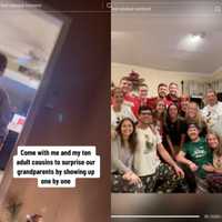Cousins' Christmas Surprise For NJ Grandparents Goes Viral With 5.7M Views On TikTok