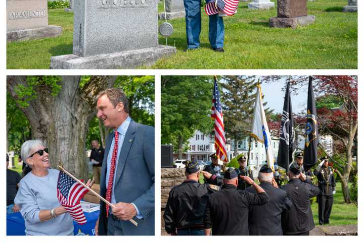 5,000 Flags Left On Veteran's Graves In Worcester Cemetery Ahead Of Memorial Day