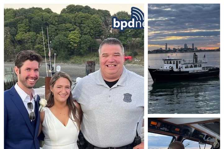 Boston Harbor Police Save Quincy Couple's Wedding After Groom Got Stranded