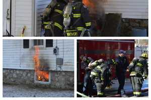 Holden Firefighters Battle Back Flames In Home's Basement