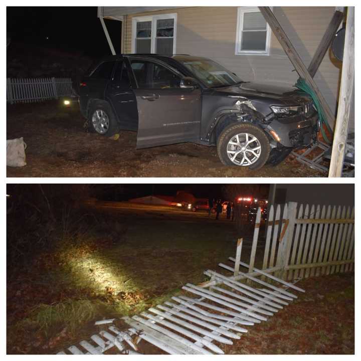 A drunk driver crashed into a home in Dudley last week, authorities said.