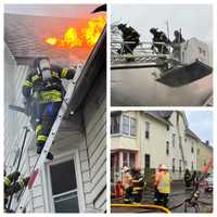 2 Springfield Firefighters Hurt, 7 People Displaced After 3-Alarm Fire (UPDATE)
