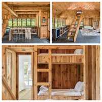 <p>The guest house was remodeled recently to provide a quaint, midcentury cottage feel.&nbsp;</p>