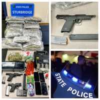 Routine Traffic Stop Ends With Major Drug, Gun Bust In Central Mass: Police
