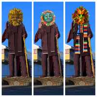 <p>Native and Himalayan Views, formerly known as the Big Indian Shop, considered redressing the controversial statue. The store asked its Facebook followers to choose their favorites from three designs.</p>