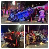 One Person Injured In Western Mass Car Crash: Firefighters