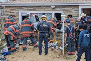 Trench Collapse Traps Victim At Westchester Residence