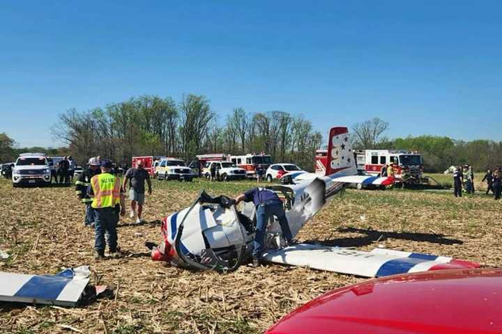 One Injured In Single-Engine Plane Crash In MD (DEVELOPING)