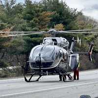 <p>A Life Flight medical helicopter was called to the scene, requiring closures for both sides of the highway.</p>