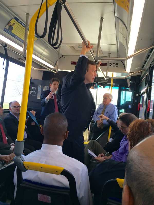 City Leaders Host Bus Tour Of 'Transformational' Bridgeport Eco-Tech Park