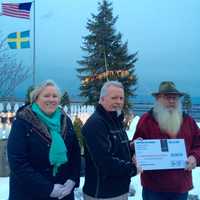Bridgeport's Norden Club Donates $8,000 to Black Rock Food Pantry